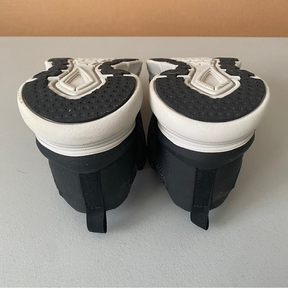 Skechers Black and White Athletic Sneakers - Picture 8 of 9